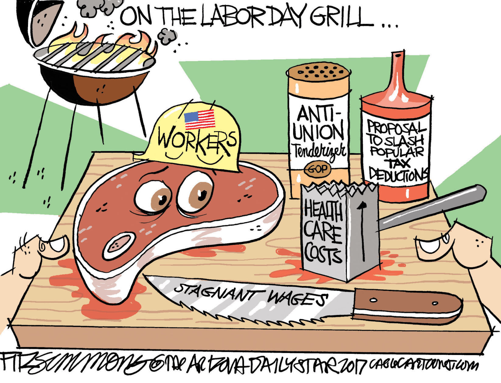 Daily Fitz Cartoon: Labor Day